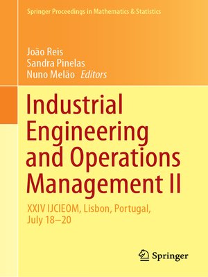 cover image of Industrial Engineering and Operations Management II